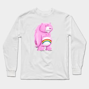 80s toys - Couldn't Care Less Bear Long Sleeve T-Shirt